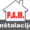 P.A.M. inštalacije logo