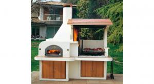 vrtni kamin za zunanjo kuhinjo