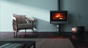 moderna peč na drva